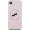 Etui KARL LAGERFELD Silicone Karl&Choupette Heads MagSafe do Apple iPhone 16e Różowy Model telefonu iPhone 16e