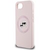 Etui KARL LAGERFELD Silicone Karl&Choupette Heads MagSafe do Apple iPhone 16e Różowy Typ Etui nakładka