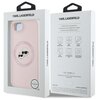 Etui KARL LAGERFELD Silicone Karl&Choupette Heads MagSafe do Apple iPhone 16e Różowy Marka telefonu Apple