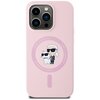 Etui KARL LAGERFELD Silicone Karl&Choupette MagSafe do Apple iPhone 14 Pro Max Różowy Model telefonu iPhone 14 Pro Max