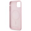 Etui KARL LAGERFELD Silicone Karl&Choupette MagSafe do Apple iPhone 11 Różowy Gwarancja 24 miesiące