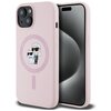 Etui KARL LAGERFELD Silicone Karl&Choupette MagSafe do Apple iPhone 15 Plus Różowy