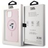 Etui KARL LAGERFELD Silicone Karl&Choupette MagSafe do Apple iPhone 15 Plus Różowy Marka telefonu Apple