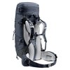 Plecak DEUTER Aircontact Lite 45 + 10 SL Czarno-grafitowy Materiał Poliester