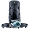 Plecak DEUTER Aircontact Lite 45 + 10 SL Czarno-grafitowy Szerokość [cm] 30