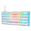 Klawiatura MAD DOG GK850W Gateron Red Biały Interfejs 2.4 GHz