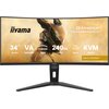 Monitor IIYAMA G-Master GCB3486WQSCP-B1 34" 3440x1440px 240Hz 0.4 ms [MPRT] Curved Jasność ekranu [cd/m2] 500 (SDR)