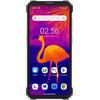 Smartfon z wyświetlaczem prezentującym kolorowy obraz termowizyjny flaminga, z widocznymi ikonami aplikacji: Weather, Meet, Assistant, Play Store oraz zegarem wskazującym godzinę 02:56 i datą Tuesday, May 16. Na górze ekranu znajduje się pasek z ikonami s