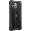 Czarny smartfon Blackview BV8900 z widocznym logo "Blackview" na tylnej obudowie, posiada podwójny aparat z lampą błyskową. Na bocznej krawędzi znajduje się napis "WATERPROOF".