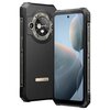 Smartfon o solidnej konstrukcji z wyświetlaczem wypełniającym niemal cały front, z okrągłym modułem aparatu na tylnej obudowie, na której widnieje napis "Blackview". Na bocznej krawędzi widoczny jest napis "SHOCKPROOF".