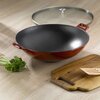 Patelnia wok KELA KE-11947 Calido 36 cm Czerwony Powłoka wewnętrzna Emaliowana