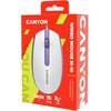 Mysz CANYON M-10 Biało-lawendowy Typ myszy Optyczna