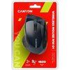 Mysz CANYON MW-01 Czarno-niebieski Typ myszy Optyczna