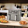 Air fryer Frytkownica beztłuszczowa NINJA Dual Zone Max DZ400EU 9.5 l Szary Pojemność koszyka [kg] 4.75