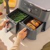 Air fryer Frytkownica beztłuszczowa NINJA Dual Zone Max DZ400EU 9.5 l Szary Zakres temperatury (min-max) 40 - 240 °C