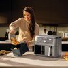 Air fryer Frytkownica beztłuszczowa NINJA Dual Zone Max DZ400EU 9.5 l Szary Funkcje dodatkowe Timer