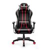 Fotel DIABLO CHAIRS X-One 2.0 Small Czarno-czerwony Materiał obicia Skóra ekologiczna HDS