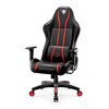 Fotel DIABLO CHAIRS X-One 2.0 Small Czarno-czerwony Podświetlenie RGB Nie