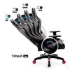 Fotel DIABLO CHAIRS X-One 2.0 Small Czarno-czerwony Regulacja podłokietników Góra - dół
