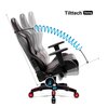 Fotel DIABLO CHAIRS X-One 2.0 Small Czarno-czerwony Regulowane oparcie Tak