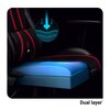 Fotel DIABLO CHAIRS X-One 2.0 Small Czarno-czerwony Dla dzieci Tak