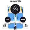 Fotel DIABLO CHAIRS X-One 2.0 Small Biało-niebieski Podnóżek Nie