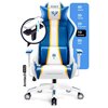 Fotel DIABLO CHAIRS X-One 2.0 Small Biało-niebieski Zagłówek Tak