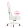 Fotel DIABLO CHAIRS X-Ray 2.0 Small Biało-różowy Podświetlenie RGB Nie