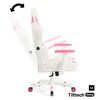 Fotel DIABLO CHAIRS X-Ray 2.0 Small Biało-różowy Regulacja podłokietników Przód - tył