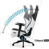 Fotel DIABLO CHAIRS X-Player 2.0 (S) Biało-czarny Podświetlenie RGB Nie