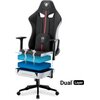 Fotel DIABLO CHAIRS X-Player 2.0 (S) Biało-czarny Regulacja podłokietników Góra - dół