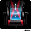 Fotel DIABLO CHAIRS X-Horn 2.0 (S) Czarno-czerwony Odchylenie [stopnie] 90 - 140