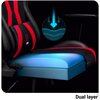 Fotel DIABLO CHAIRS X-Horn 2.0 (S) Czarno-czerwony Poduszka lędźwiowa Tak