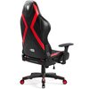 Fotel DIABLO CHAIRS X-Horn 2.0 (S) Czarno-czerwony Wysokość siedziska [cm] 45 - 55