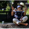 Nosidełko OSPREY Poco Soft Child Carrier LT Czarny Pozycje noszenia Przodem do mamy