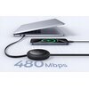 Kabel USB-C - 2 x USB-C BASEUS Bright Mirror 100W 1 m Czarny Obsługiwane zasilanie [W] do 100