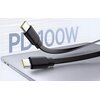 Kabel USB-C - 2 x USB-C BASEUS Bright Mirror 100W 1 m Czarny Gwarancja 24 miesiące