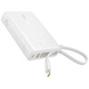 Powerbank BASEUS PicoGo Digital Display 10000mAh 45W Biały Prąd wyjściowy [A] 2