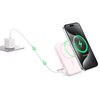 Powerbank indukcyjny BASEUS PicoGo Qi2 5000 mAh 20W Różowy Typ ładowania Standard