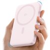 Powerbank indukcyjny BASEUS PicoGo Qi2 5000 mAh 20W Różowy Typ kabla Kabel USB-C - USB-C