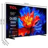 Telewizor TCL 98P89K 98" QLED 4K 120Hz Google TV Dolby Atmos Dolby Vision HDMI 2.1 Smart TV Tak