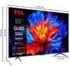 Telewizor TCL 55P89K 55" QLED 4K 120Hz Google TV Dolby Atmos Dolby Vision HDMI 2.1 Smart TV Tak