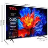 Telewizor TCL 75P89K 75" QLED 4K 120Hz Google TV Dolby Atmos Dolby Vision HDMI 2.1 Smart TV Tak