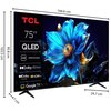 Telewizor TCL 75P79K 75" QLED 4K Google TV Dolby Atmos Dolby Vision HDMI 2.1 Smart TV Tak