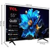 Telewizor TCL 55P79K 55" QLED 4K Google TV Dolby Atmos Dolby Vision HDMI 2.1 Smart TV Tak