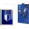 Opakowanie produktu "3MK FlexibleGlass Pro" z grafiką przedstawiającą urządzenie z nałożonym szkłem ochronnym oraz ikoną tarczy. Na opakowaniu widnieją napisy: "Feel the power", "Hybrid Glass", "Scratch Resistant", a także certyfikaty i oznaczenia jakości.