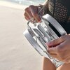 Torba CASE-MATE Micro Tote Bag Przezroczysto-srebrny Kieszenie wewnętrzne Nie