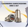 Ładowarka samochodowa AWEI C-857 33W Brązowy Kabel na wyposażeniu Tak