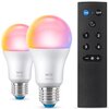 Inteligentna żarówka LED WIZ 8.5 W E27 A60 (60 W) (2 szt.) + Pilot Moc [W] 8.5