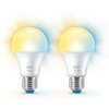 Inteligentna żarówka LED WIZ 929003781942 8 W E27 Wi-Fi Bluetooth (2 szt.) Nowa klasa efektywności energetycznej F